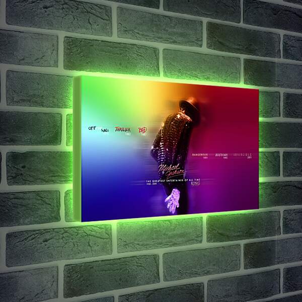 Лайтбокс световая панель - Майкл Джексон. Michael Jackson