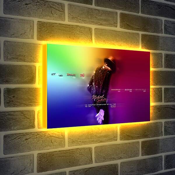Лайтбокс световая панель - Майкл Джексон. Michael Jackson