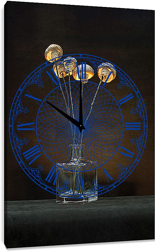 Часы картина - Букет грибов