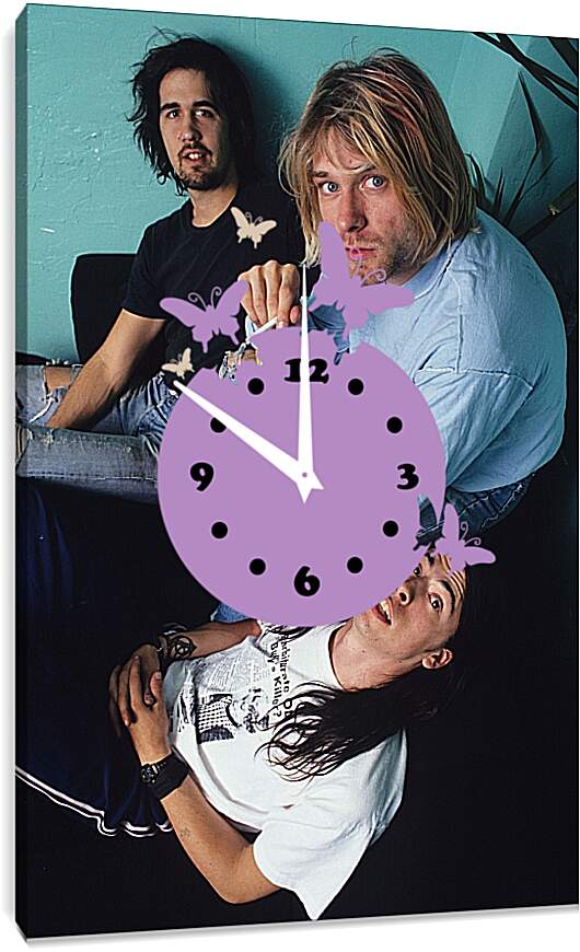 Часы картина - Нирвана (Nirvana)