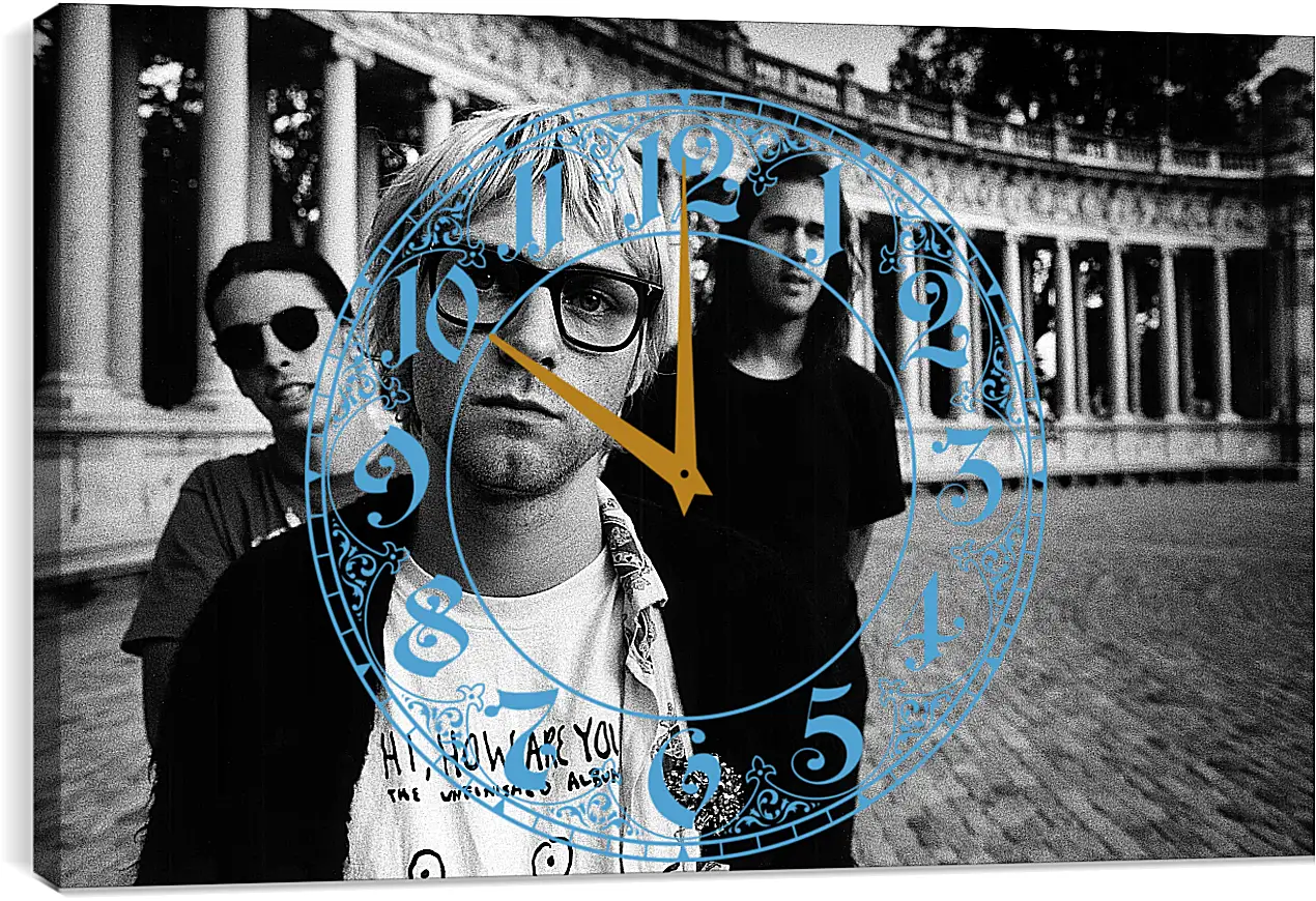 Часы картина - Нирвана (Nirvana)