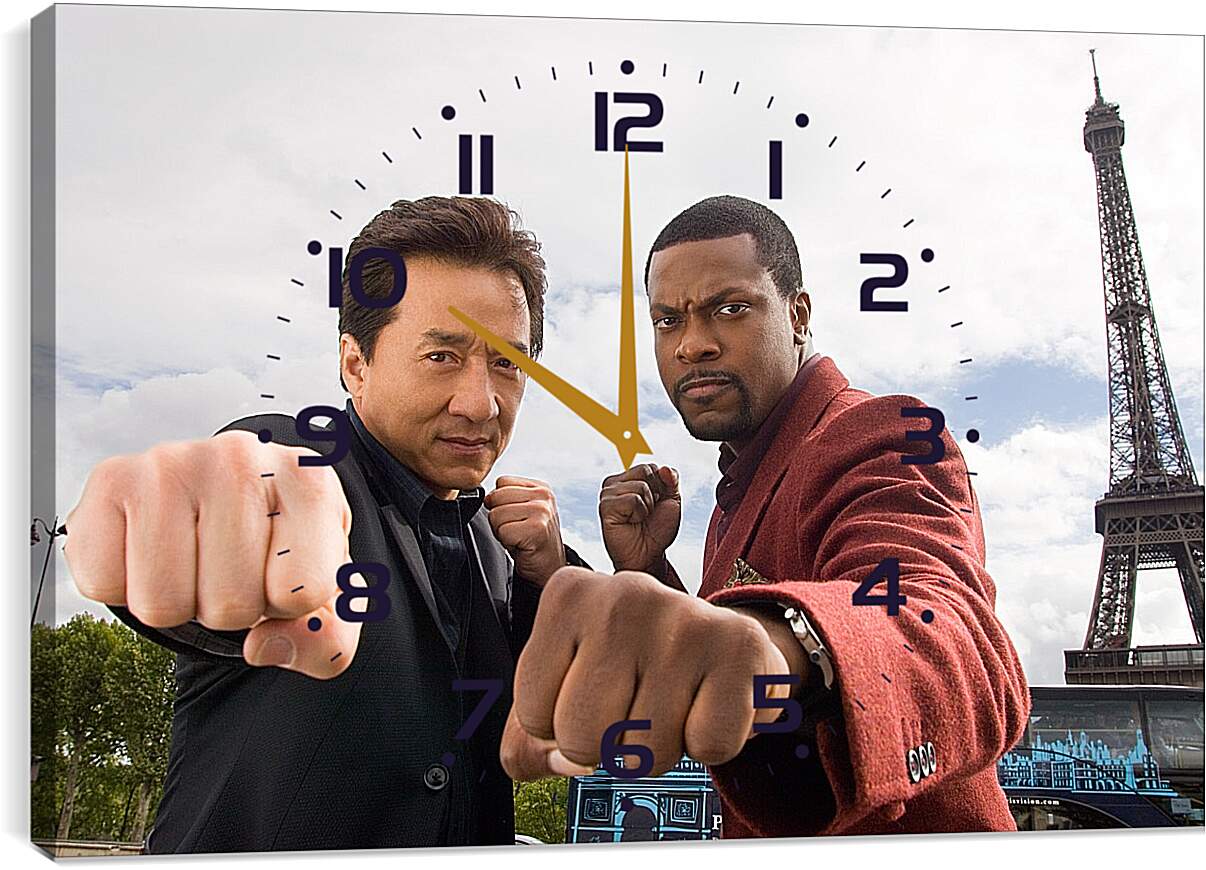 Часы картина - Джеки Чан и Крис Такер. Час пик