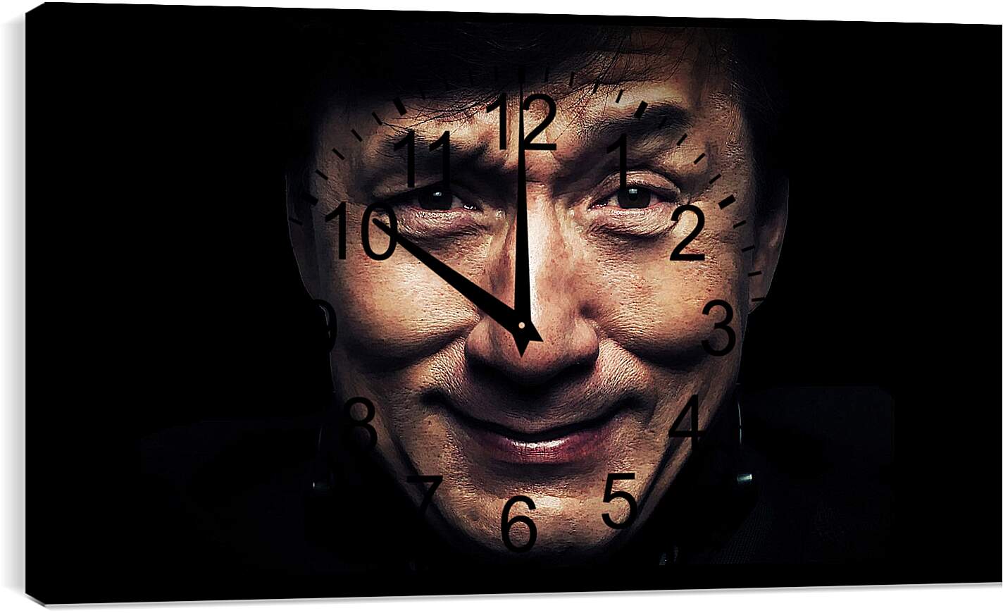 Часы картина - Джеки Чан. Jackie Chan
