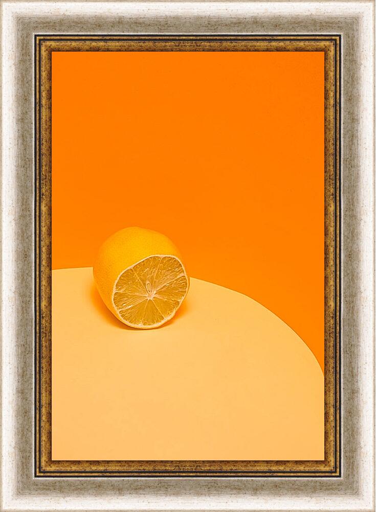 Картина в раме - Лимон