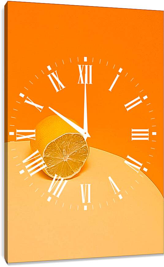 Часы картина - Лимон