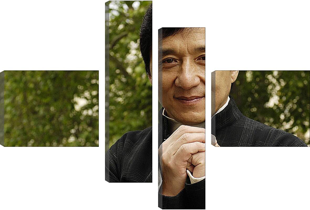 Модульная картина - Джеки Чан. Jackie Chan
