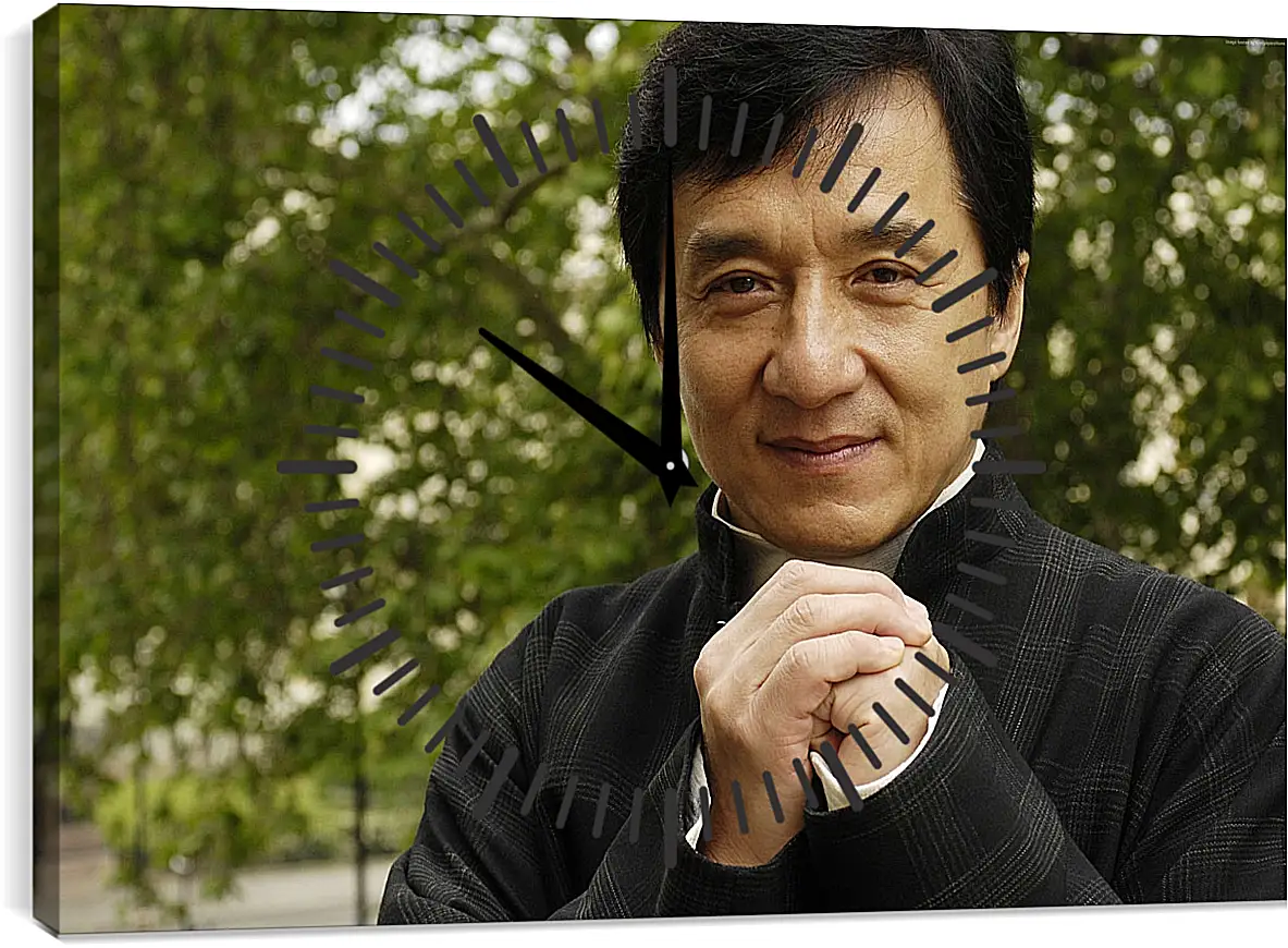 Часы картина - Джеки Чан. Jackie Chan