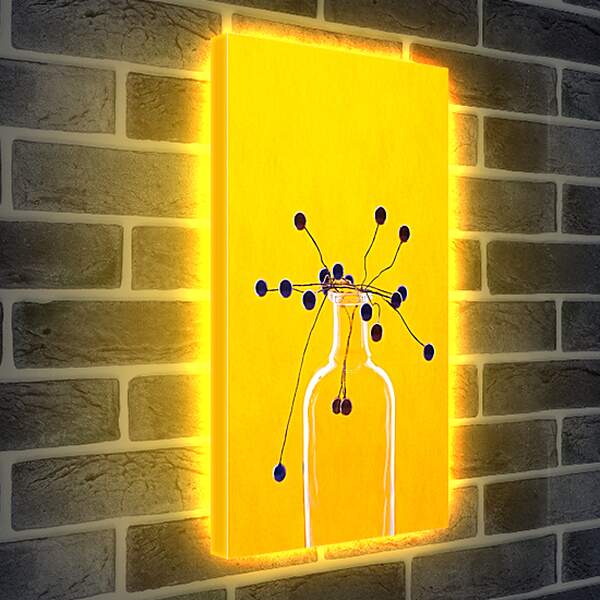 Лайтбокс световая панель - Натюрморт с жёлтым фоном