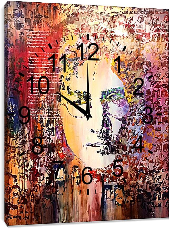 Часы картина - Джон Леннон