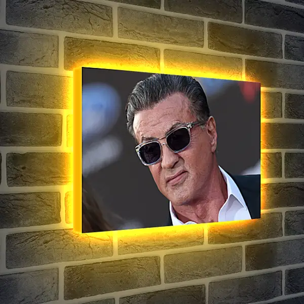 Лайтбокс световая панель - Сильвестр Сталлоне. Sylvester Stallone
