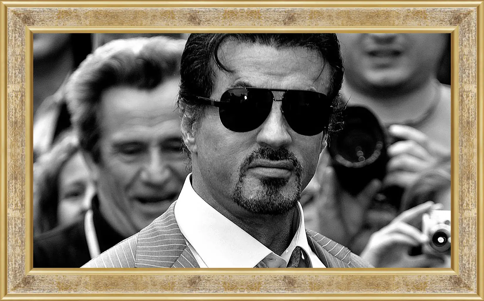 Картина в раме - Сильвестр Сталлоне. Sylvester Stallone