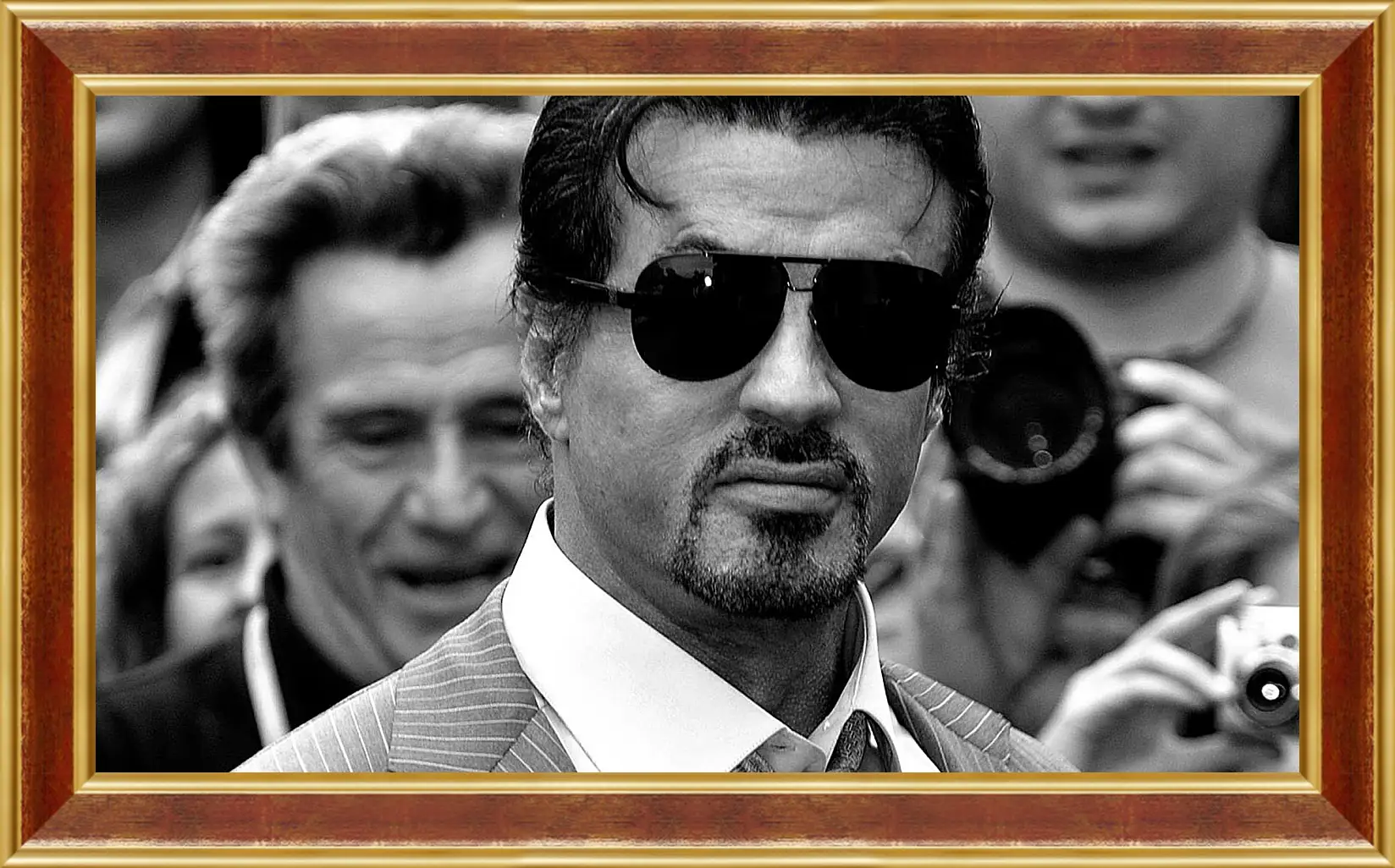 Картина в раме - Сильвестр Сталлоне. Sylvester Stallone