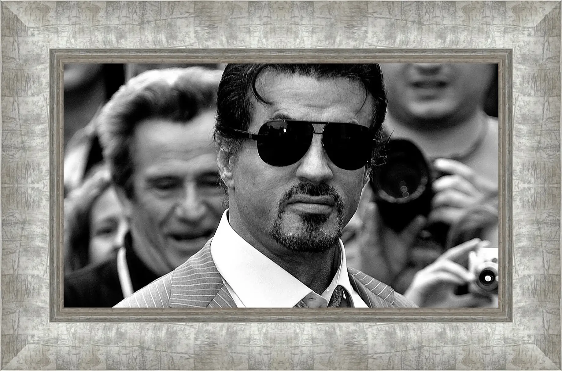 Картина в раме - Сильвестр Сталлоне. Sylvester Stallone