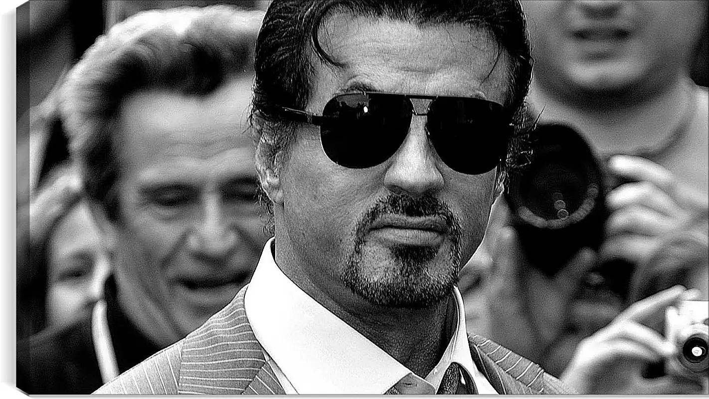 Часы картина - Сильвестр Сталлоне. Sylvester Stallone