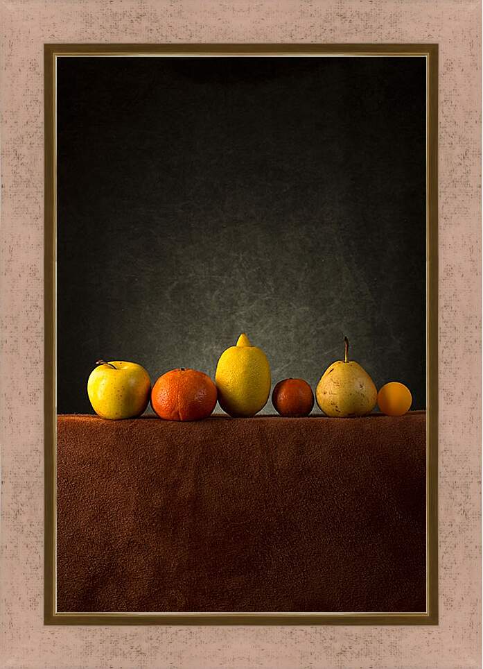 Картина в раме - Натюрморт с фруктами