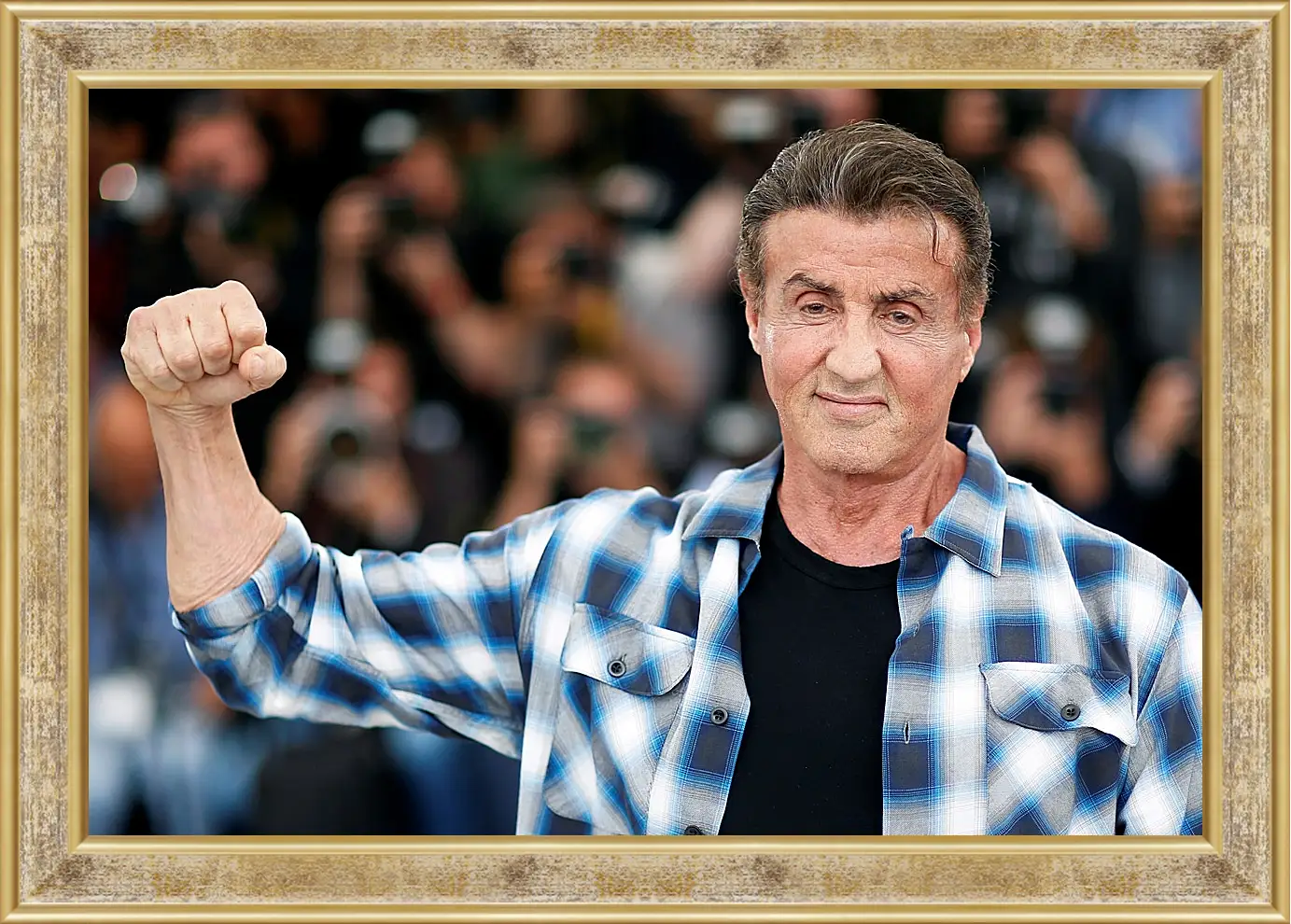 Картина в раме - Сильвестр Сталлоне. Sylvester Stallone