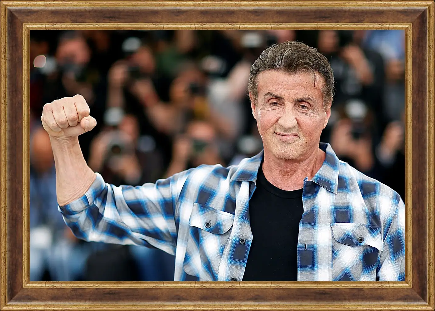 Картина в раме - Сильвестр Сталлоне. Sylvester Stallone