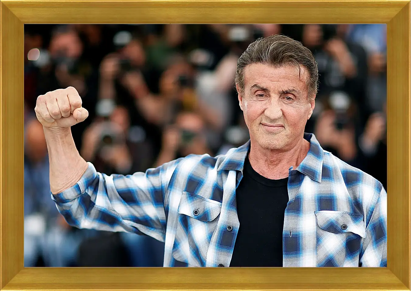 Картина в раме - Сильвестр Сталлоне. Sylvester Stallone