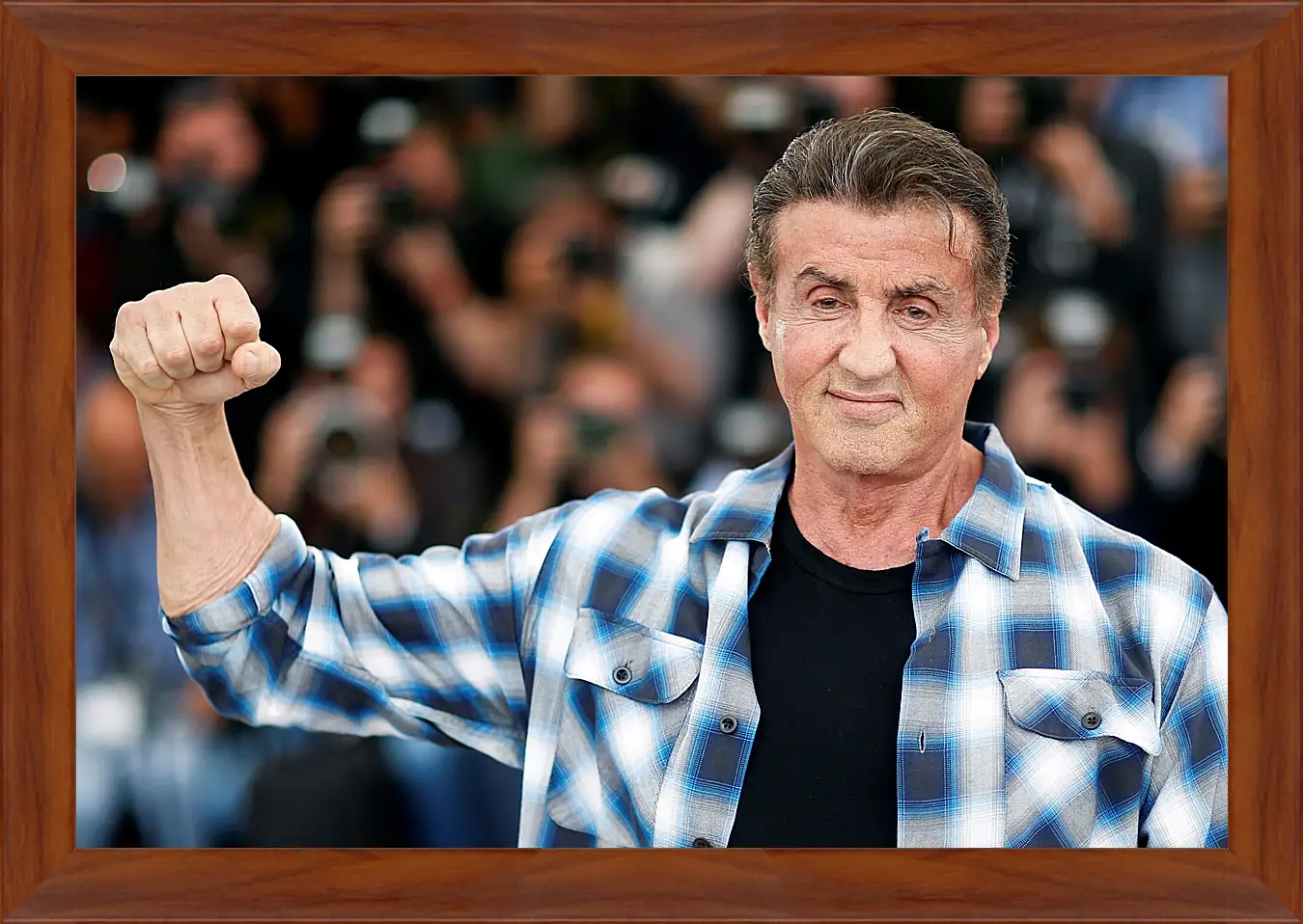 Картина в раме - Сильвестр Сталлоне. Sylvester Stallone