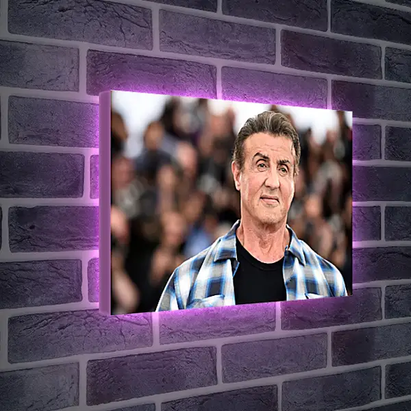 Лайтбокс световая панель - Сильвестр Сталлоне. Sylvester Stallone