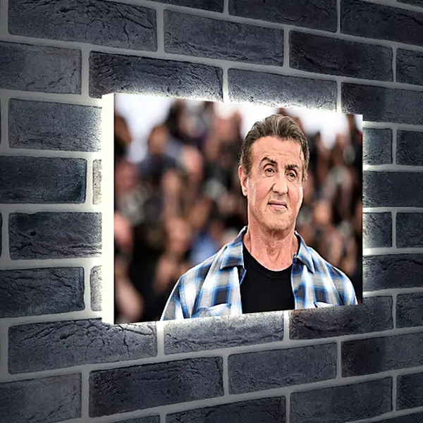 Лайтбокс световая панель - Сильвестр Сталлоне. Sylvester Stallone