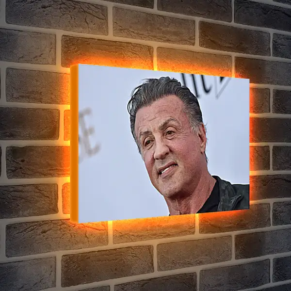 Лайтбокс световая панель - Сильвестр Сталлоне. Sylvester Stallone