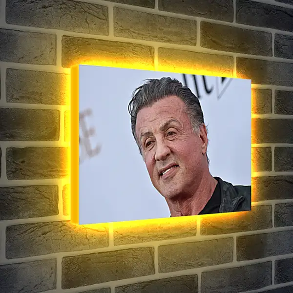 Лайтбокс световая панель - Сильвестр Сталлоне. Sylvester Stallone