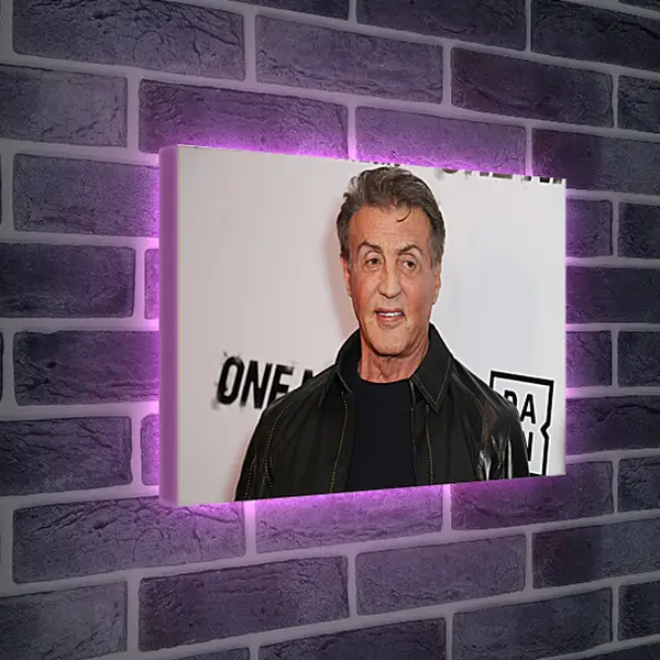 Лайтбокс световая панель - Сильвестр Сталлоне. Sylvester Stallone