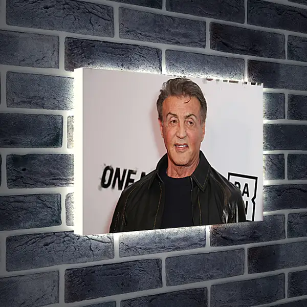 Лайтбокс световая панель - Сильвестр Сталлоне. Sylvester Stallone