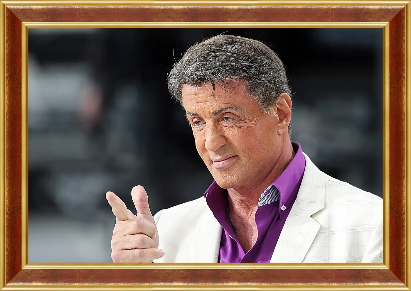 Картина в раме - Сильвестр Сталлоне. Sylvester Stallone