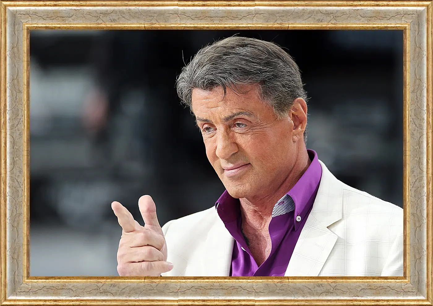 Картина в раме - Сильвестр Сталлоне. Sylvester Stallone