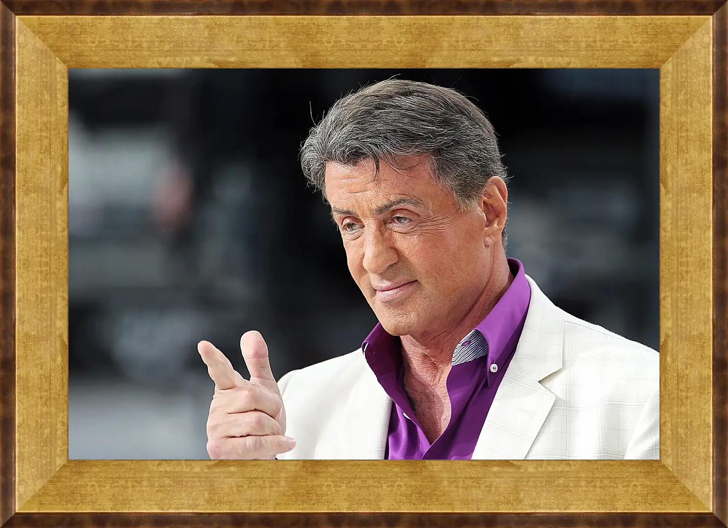 Картина в раме - Сильвестр Сталлоне. Sylvester Stallone