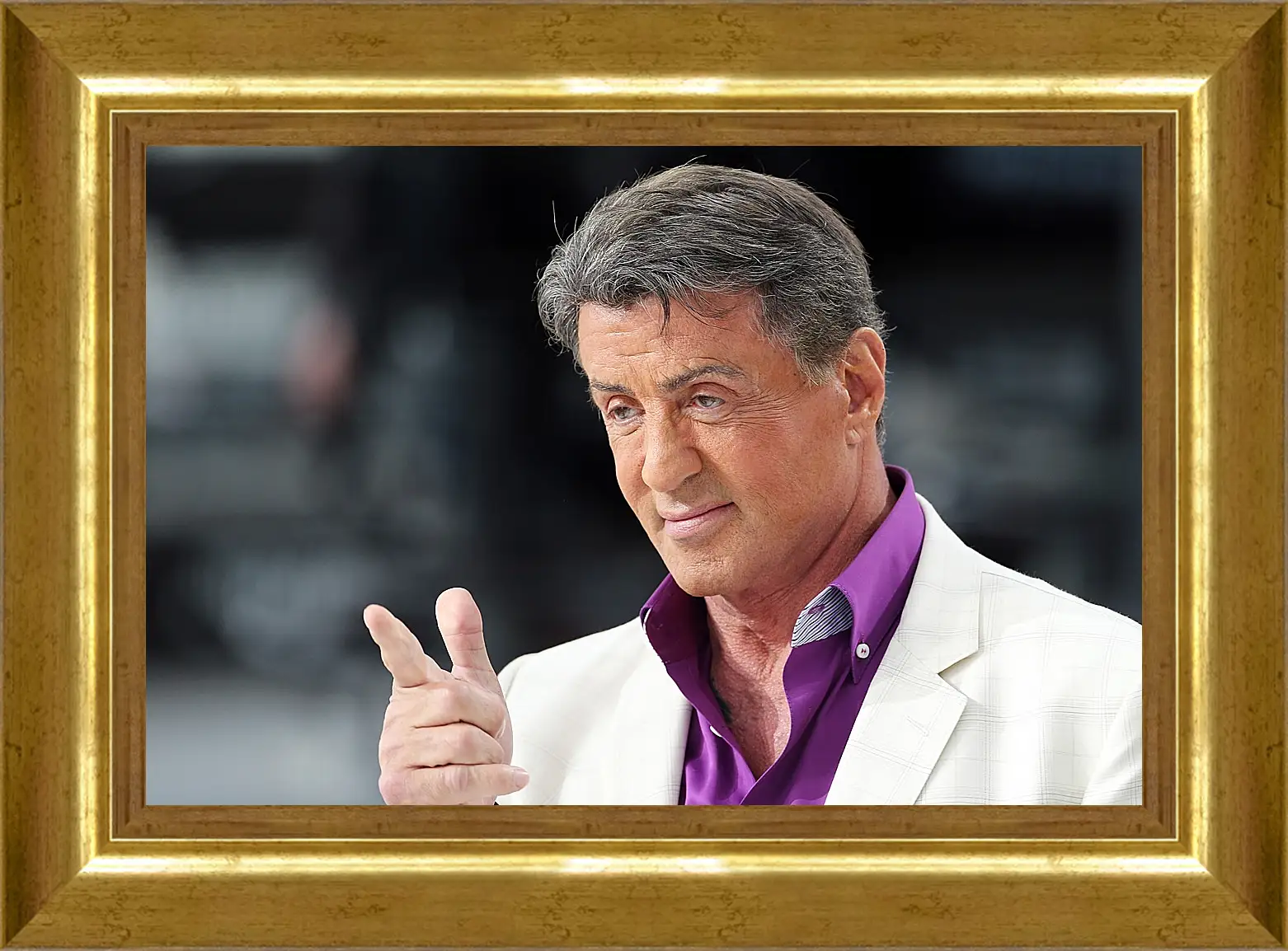 Картина в раме - Сильвестр Сталлоне. Sylvester Stallone