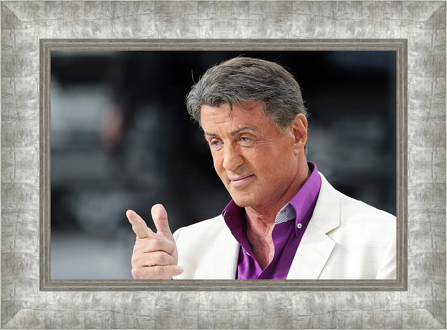 Картина в раме - Сильвестр Сталлоне. Sylvester Stallone