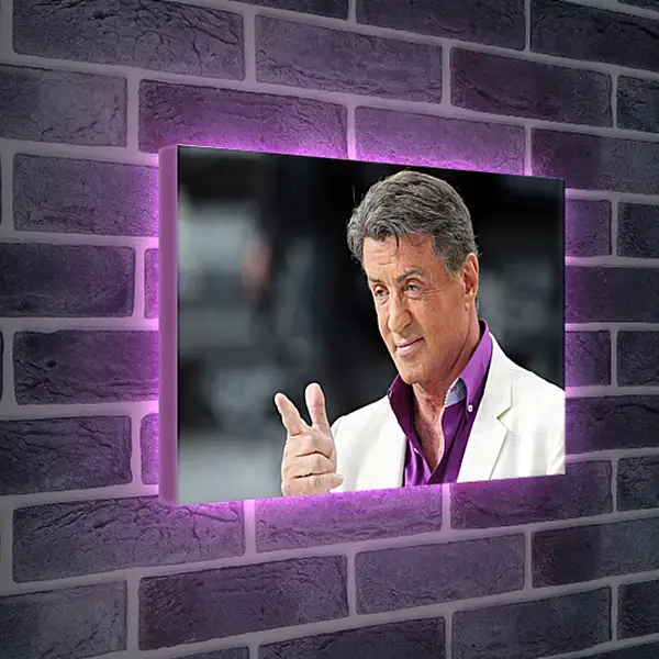 Лайтбокс световая панель - Сильвестр Сталлоне. Sylvester Stallone