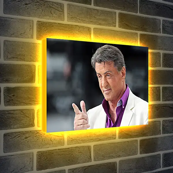 Лайтбокс световая панель - Сильвестр Сталлоне. Sylvester Stallone