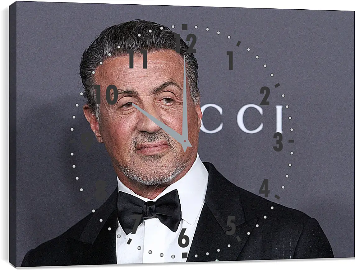 Часы картина - Сильвестр Сталлоне. Sylvester Stallone