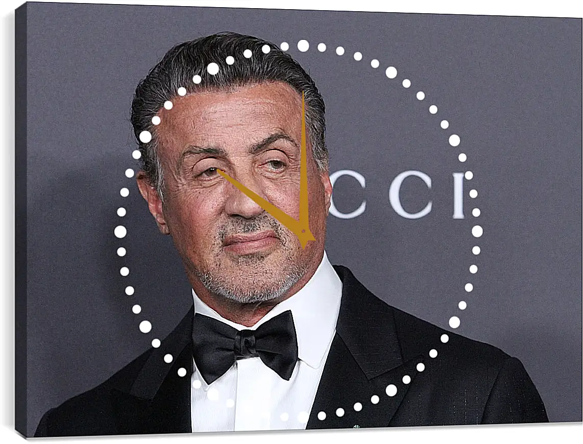 Часы картина - Сильвестр Сталлоне. Sylvester Stallone