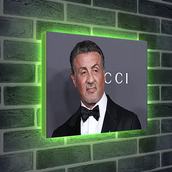 Лайтбокс световая панель - Сильвестр Сталлоне. Sylvester Stallone