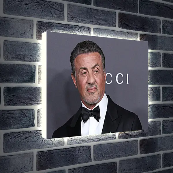 Лайтбокс световая панель - Сильвестр Сталлоне. Sylvester Stallone