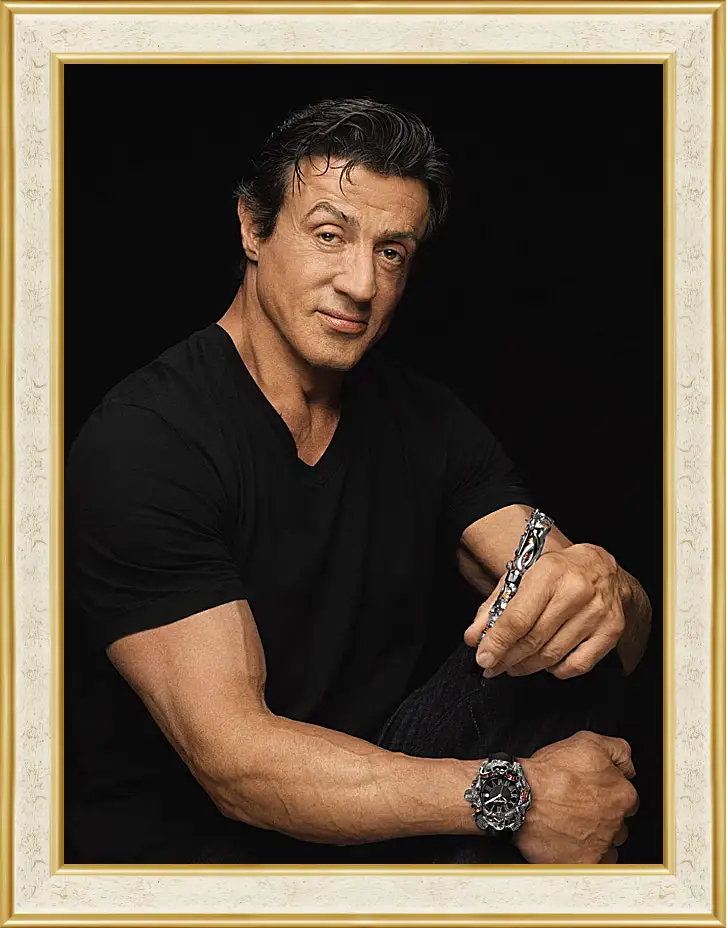 Картина в раме - Сильвестр Сталлоне. Sylvester Stallone