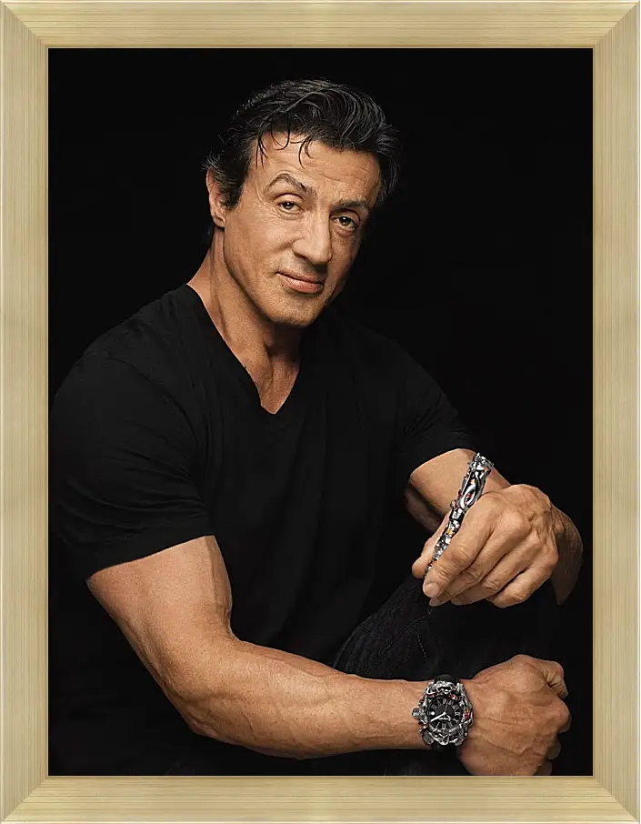 Картина в раме - Сильвестр Сталлоне. Sylvester Stallone