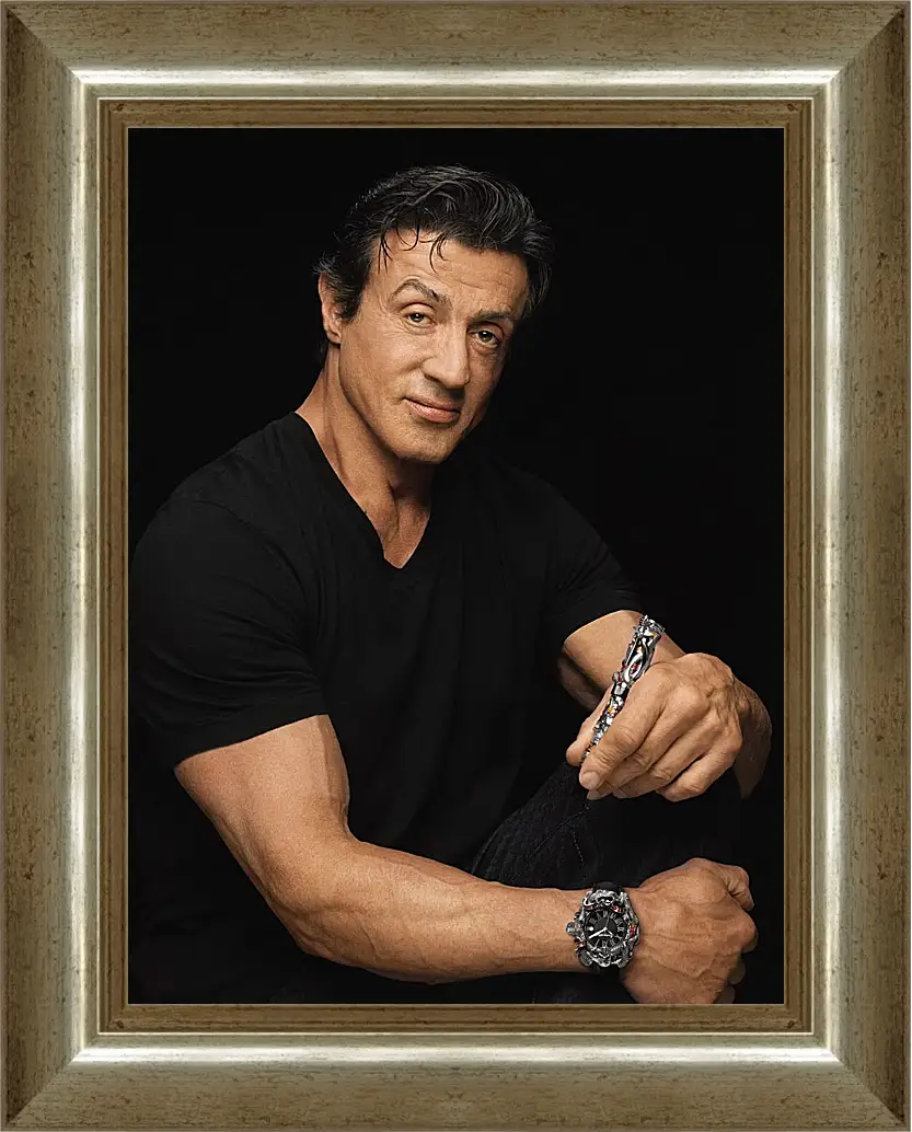 Картина в раме - Сильвестр Сталлоне. Sylvester Stallone