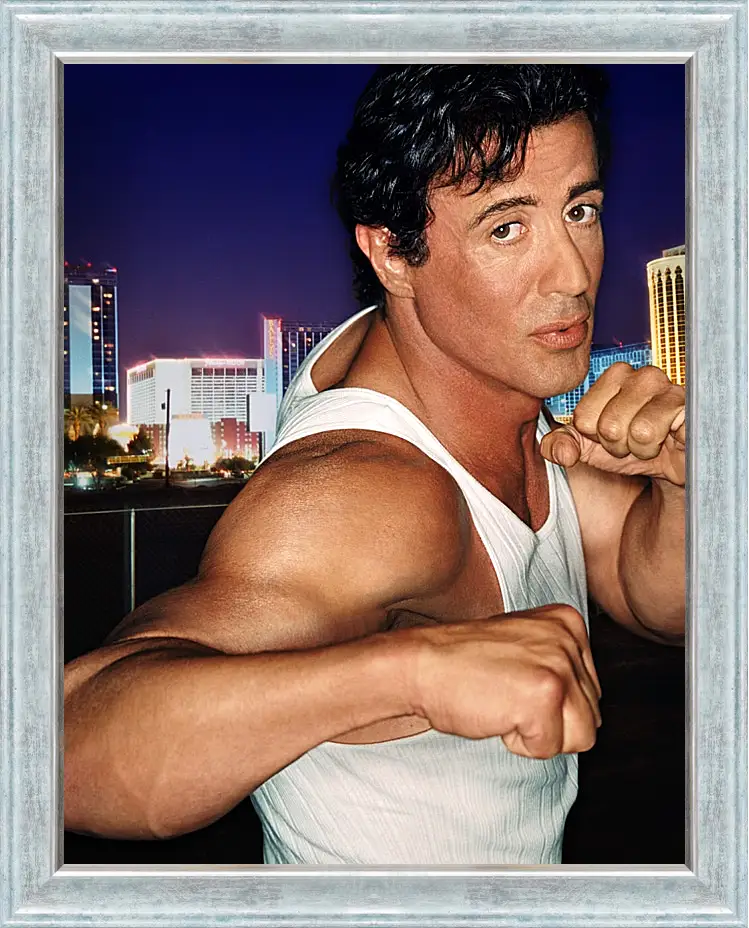 Картина в раме - Сильвестр Сталлоне. Sylvester Stallone