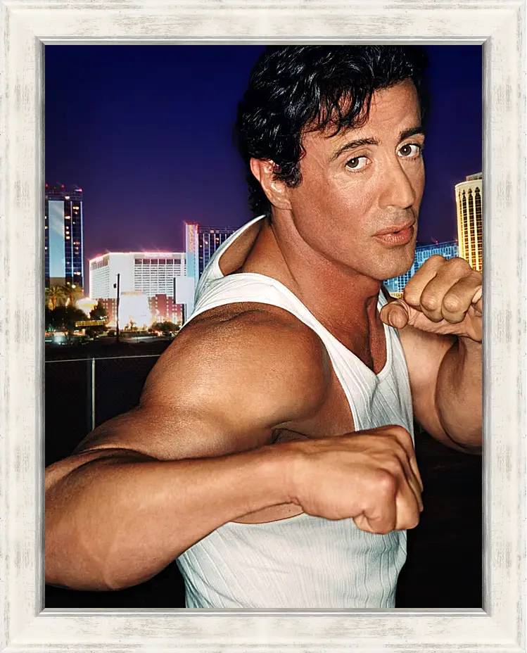 Картина в раме - Сильвестр Сталлоне. Sylvester Stallone