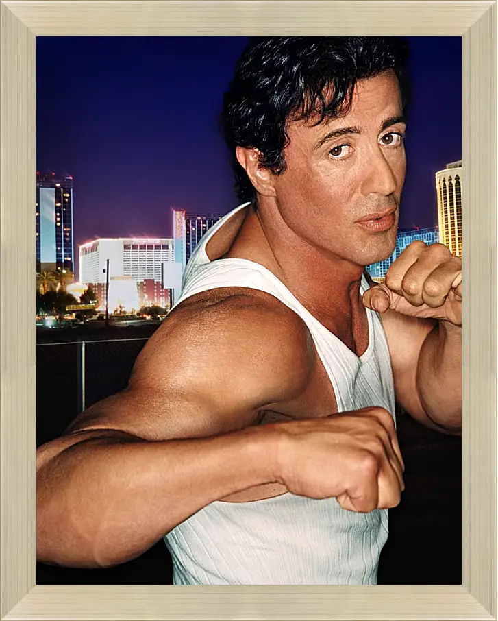 Картина в раме - Сильвестр Сталлоне. Sylvester Stallone