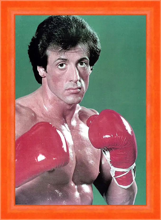 Картина в раме - Сильвестр Сталлоне. Sylvester Stallone