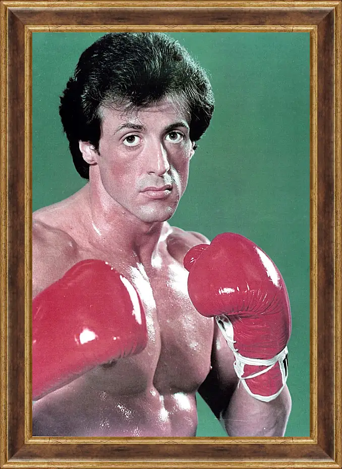 Картина в раме - Сильвестр Сталлоне. Sylvester Stallone