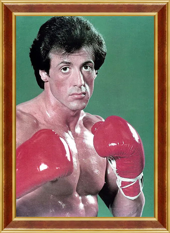 Картина в раме - Сильвестр Сталлоне. Sylvester Stallone