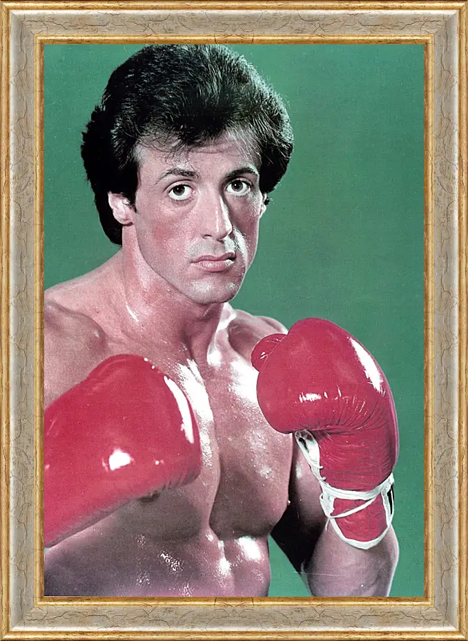 Картина в раме - Сильвестр Сталлоне. Sylvester Stallone